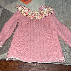 Pink sweater!